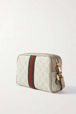 GUCCI Ophidia Bedruckte Schultertasche Aus Beschichtetem Canvas Mit Besätzen Aus Strukturiertem Leder ,Weiß -Offizielle GUCCI Website w920 q60 372