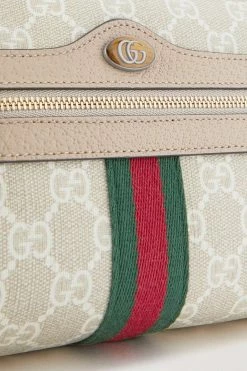GUCCI Ophidia Bedruckte Schultertasche Aus Beschichtetem Canvas Mit Besätzen Aus Strukturiertem Leder ,Weiß -Offizielle GUCCI Website w920 q60 373
