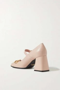 GUCCI Baby Pumps Aus Leder Mit Horsebit-Detail ,Neutral -Offizielle GUCCI Website w920 q60 41