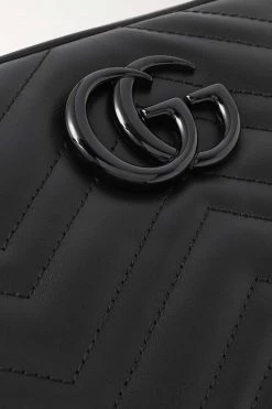GUCCI GG Marmont Camera 2.0 Mini Schultertasche Aus Gestepptem Leder ,Schwarz -Offizielle GUCCI Website w920 q60 415