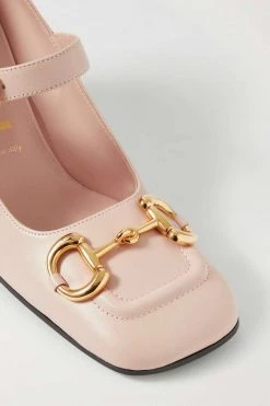 GUCCI Baby Pumps Aus Leder Mit Horsebit-Detail ,Neutral -Offizielle GUCCI Website w920 q60 42