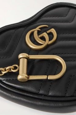 GUCCI GG Marmont 2.0 Münzbeutel Aus Gestepptem Leder ,Schwarz -Offizielle GUCCI Website w920 q60 431