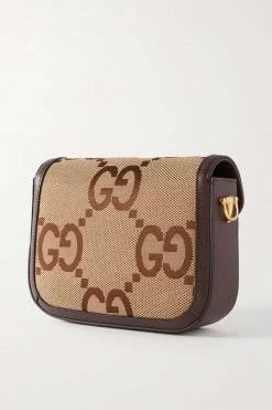 GUCCI Horsebit 1955 Jumbo GG Mini Schultertasche Aus Canvas Mit Jacquard-Muster Und Lederbesätzen ,Camel 9 GUCCI Horsebit 1955 Jumbo GG Mini Schultertasche Aus Canvas Mit Jacquard-Muster Und Lederbesätzen ,Camel -Offizielle GUCCI Website w920 q60 474