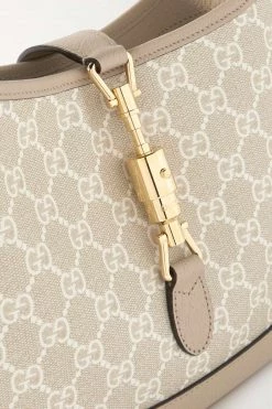 GUCCI Jackie 1961 Kleine Schultertasche Aus Beschichtetem Canvas Und Leder ,Beige -Offizielle GUCCI Website w920 q60 494