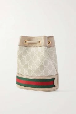 GUCCI Ophidia Mini Beuteltasche Aus Beschichtetem Canvas Mit Print Und Besatz Aus Strukturiertem Leder ,Beige -Offizielle GUCCI Website w920 q60 500