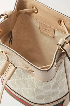 GUCCI Ophidia Mini Beuteltasche Aus Beschichtetem Canvas Mit Print Und Besatz Aus Strukturiertem Leder ,Beige -Offizielle GUCCI Website w920 q60 502