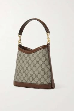 GUCCI GG Supreme Schultertasche Aus Beschichtetem Canvas Mit Print Und Lederbesätzen ,Braun -Offizielle GUCCI Website w920 q60 53