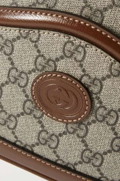 GUCCI GG Supreme Schultertasche Aus Beschichtetem Canvas Mit Print Und Lederbesätzen ,Braun -Offizielle GUCCI Website w920 q60 54