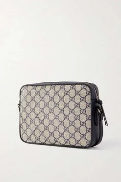 GUCCI Horsebit 1955 Kleine Schultertasche Aus Canvas Mit Lederbesätzen ,Mitternachtsblau -Offizielle GUCCI Website w920 q60 540