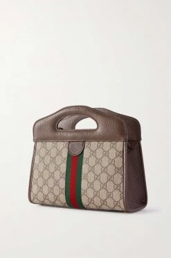 GUCCI Ophidia Kleine Tote Aus Beschichtetem Canvas Mit Print Und Lederbesätzen ,Beige -Offizielle GUCCI Website w920 q60 552
