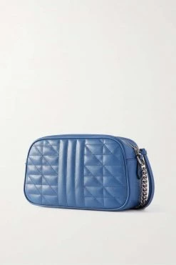 GUCCI GG Marmont Schultertasche Aus Matelassé-Leder ,Blau -Offizielle GUCCI Website w920 q60 559