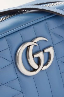 GUCCI GG Marmont Schultertasche Aus Matelassé-Leder ,Blau -Offizielle GUCCI Website w920 q60 560