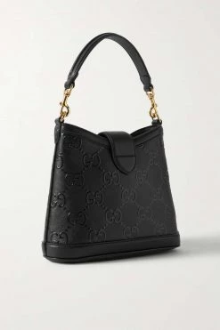 GUCCI Schultertasche Aus Geprägtem Leder ,Schwarz -Offizielle GUCCI Website w920 q60 582
