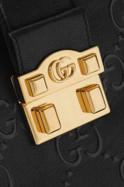 GUCCI Schultertasche Aus Geprägtem Leder ,Schwarz -Offizielle GUCCI Website w920 q60 583