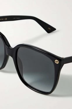 GUCCI EYEWEAR Sonnenbrille Mit D-Rahmen Aus Azetat ,Schwarz -Offizielle GUCCI Website w920 q60 618