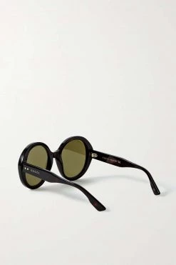 GUCCI EYEWEAR Nouvelle Vague Oversized-Sonnenbrille Mit Rundem Rahmen Aus Azetat ,Braun -Offizielle GUCCI Website w920 q60 622