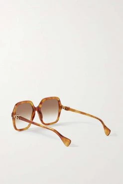 GUCCI EYEWEAR Oversized-Sonnenbrille Mit Eckigem Rahmen Aus Azetat In Hornoptik ,Braun -Offizielle GUCCI Website w920 q60 627