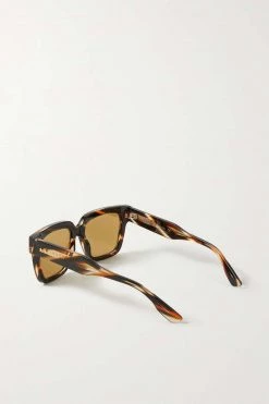 GUCCI EYEWEAR Nouvelle Vague Sonnenbrille Mit Eckigem Rahmen Aus Azetat In Hornoptik -Offizielle GUCCI Website w920 q60 632