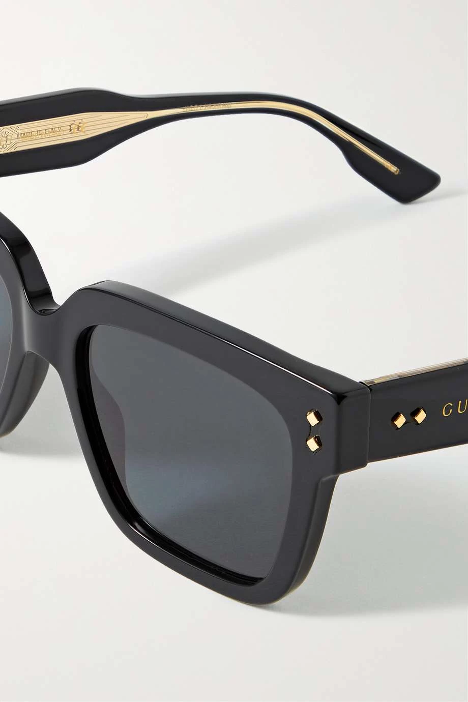 GUCCI EYEWEAR Nouvelle Vague Sonnenbrille Mit Eckigem Rahmen Aus Azetat ,Schwarz 4 GUCCI EYEWEAR Nouvelle Vague Sonnenbrille Mit Eckigem Rahmen Aus Azetat ,Schwarz – Bild 4