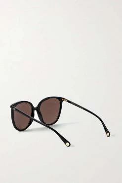 GUCCI EYEWEAR Sonnenbrille Mit Cat-Eye-Rahmen Aus Azetat Mit Goldfarbenen Details ,Schwarz -Offizielle GUCCI Website w920 q60 651