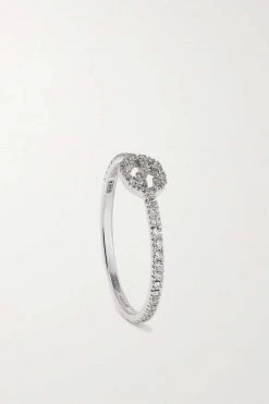 GUCCI Ring Aus 18 Karat Weißgold Mit Diamanten 10 GUCCI Ring Aus 18 Karat Weißgold Mit Diamanten -Offizielle GUCCI Website w920 q60 798