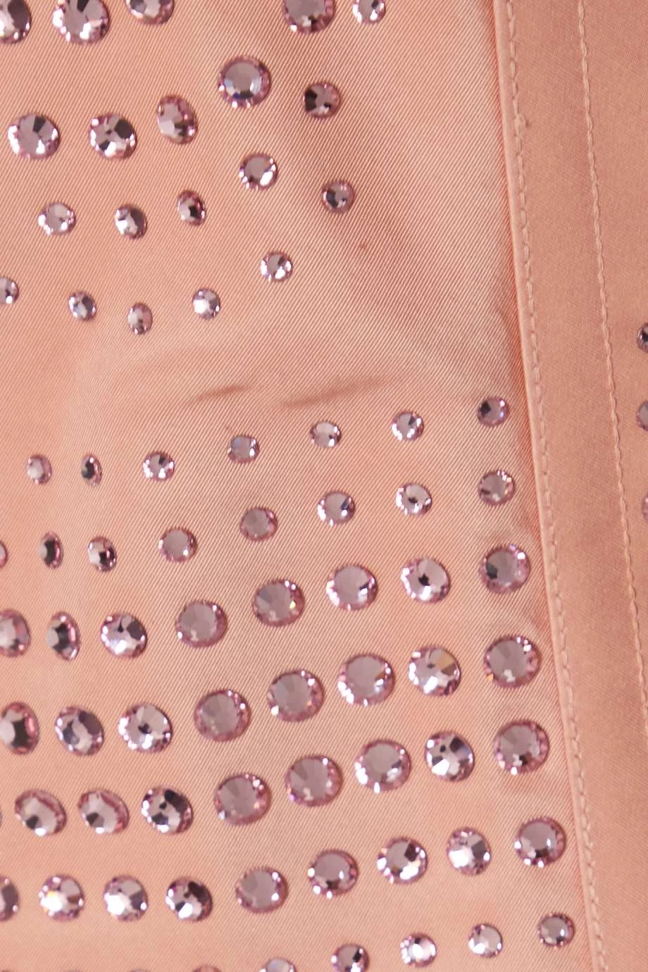 GUCCI Aria Trägerloses Bustier Aus Seiden-Faille Mit Kristallen ,Pink 5 GUCCI Aria Trägerloses Bustier Aus Seiden-Faille Mit Kristallen ,Pink – Bild 5