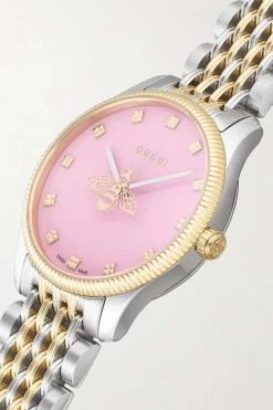 GUCCI G-Timeless 29 Mm Uhr Aus Edelstahl Mit Gold-PVD-Beschichtung -Offizielle GUCCI Website w920 q60 818