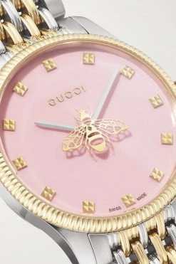 GUCCI G-Timeless 29 Mm Uhr Aus Edelstahl Mit Gold-PVD-Beschichtung -Offizielle GUCCI Website w920 q60 820