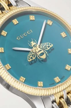 GUCCI G-Timeless 29 Mm Uhr Aus Edelstahl Und Gold Mit PVD-Beschichtung -Offizielle GUCCI Website w920 q60 826