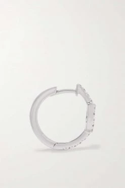 GUCCI Einzelne Creole Aus 18 Karat Weißgold Mit Diamanten -Offizielle GUCCI Website w920 q60 830