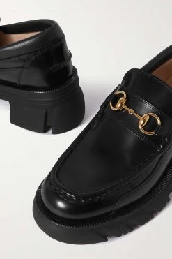 GUCCI Romance Loafers Aus Leder Mit Horsebit-Detail Und Plateau ,Schwarz -Offizielle GUCCI Website w920 q60 835