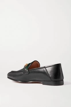 GUCCI Brixton Loafers Aus Leder Mit Webband, Horsebit-Detail Und Einklappbarer Fersenpartie ,Schwarz -Offizielle GUCCI Website w920 q60 838