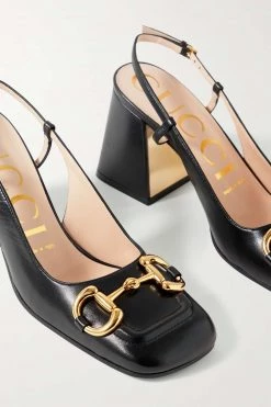 GUCCI Baby Slingback-Pumps Aus Leder Mit Horsebit-Detail ,Schwarz -Offizielle GUCCI Website w920 q60 844