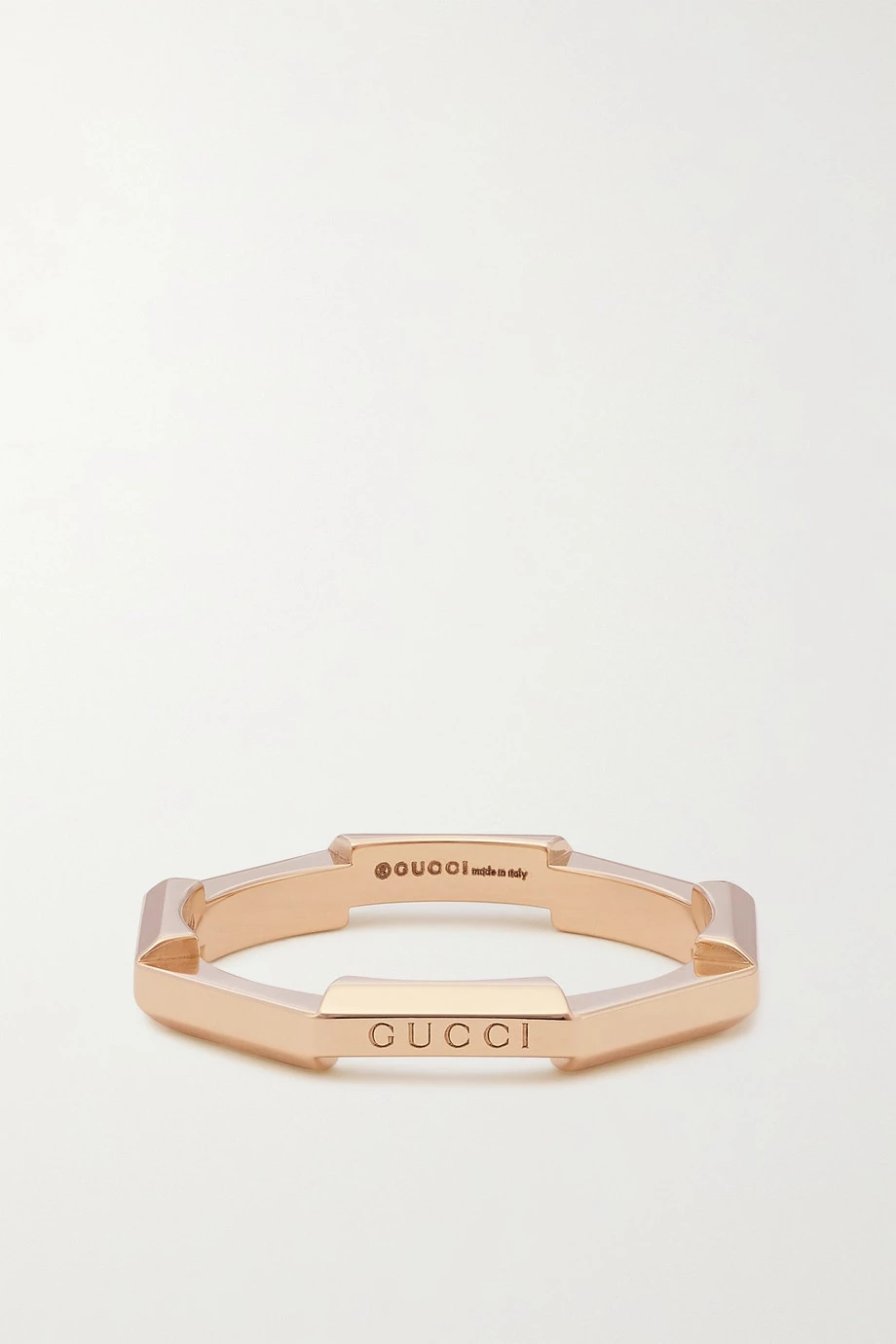 GUCCI Link To Love Ring Aus 18 Karat Roségold 1 GUCCI Link To Love Ring Aus 18 Karat Roségold