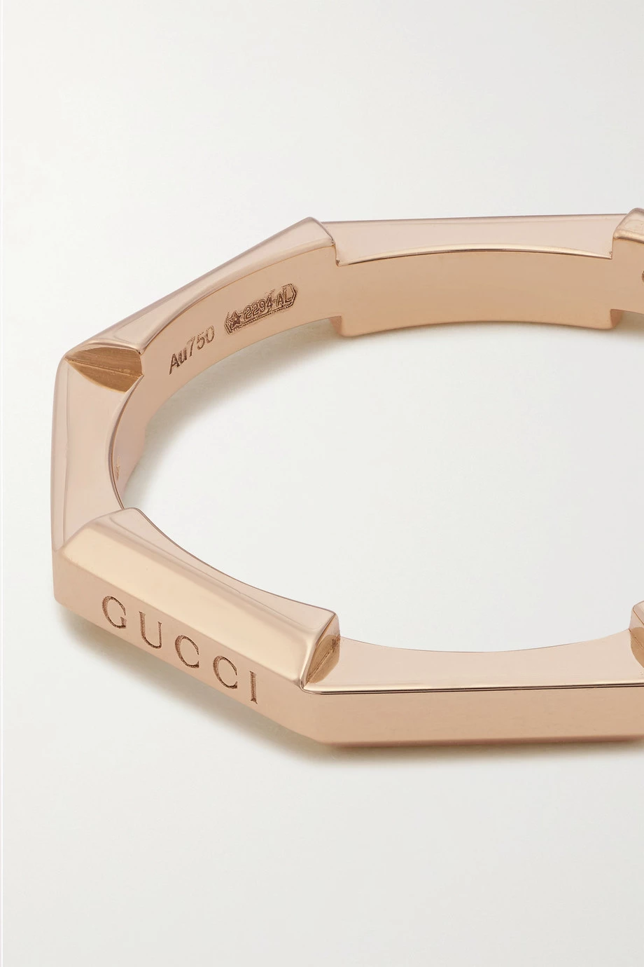 GUCCI Link To Love Ring Aus 18 Karat Roségold 4 GUCCI Link To Love Ring Aus 18 Karat Roségold – Bild 4