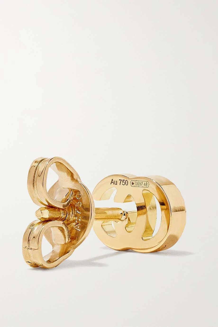 GUCCI GG Running Ohrringe Aus 18 Karat Gold 4 GUCCI GG Running Ohrringe Aus 18 Karat Gold – Bild 4