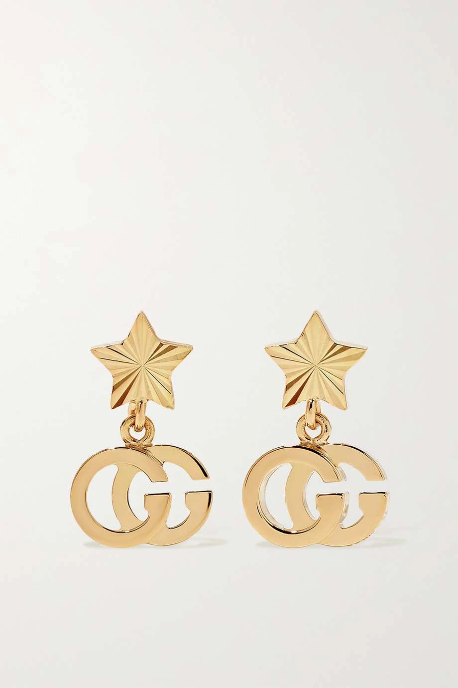 GUCCI GG Running Ohrringe Aus 18 Karat Gold 1 GUCCI GG Running Ohrringe Aus 18 Karat Gold