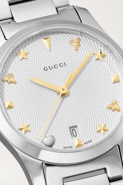 GUCCI G-Timeless 27 Mm Uhr Aus Edelstahl ,Gold -Offizielle GUCCI Website w920 q60 946